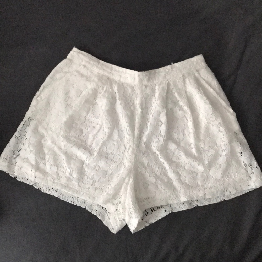 White Shorts